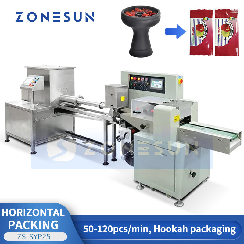 ZONESUN ZS-SYP25 Viscous Food Filling and Sealing Equipment Granular Mixture Automatic Bagging Packaging Machine