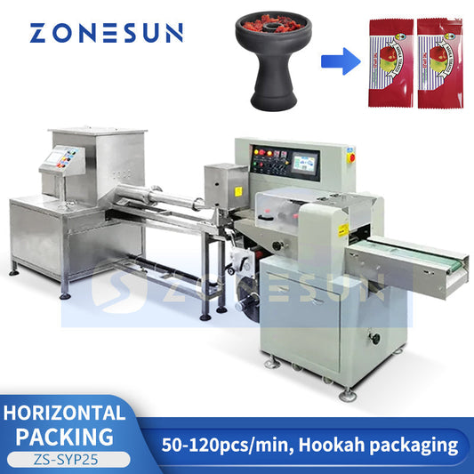 ZONESUN ZS-SYP25 Viscous Food Filling and Sealing Equipment Granular Mixture Automatic Bagging Packaging Machine