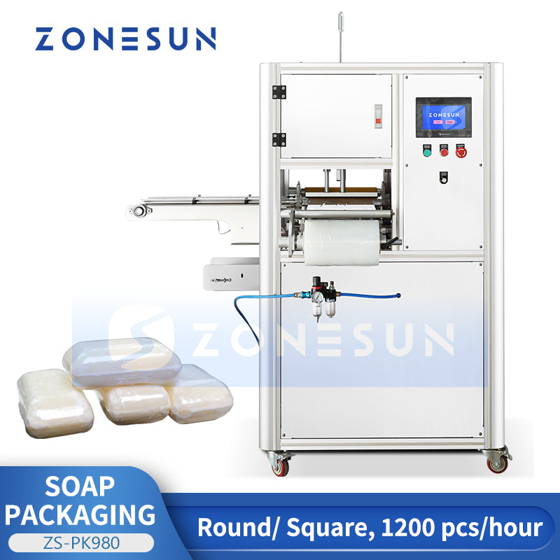 ZONESUN ZS-PK980 Automatic Round Square Film Wrapping Machine