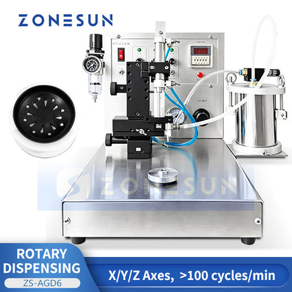 ZONESUN ZS-AGD6 Automatic Precision Rotary Glue Dispenser with XYZ Adjustment