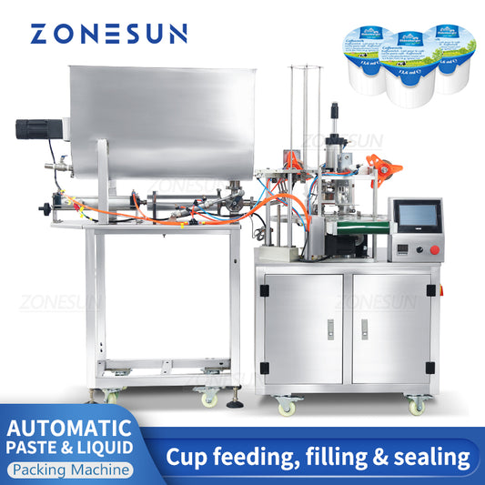 ZONESUN ZS-FS600 Máquina automática de llenado y sellado de pasta de helado 