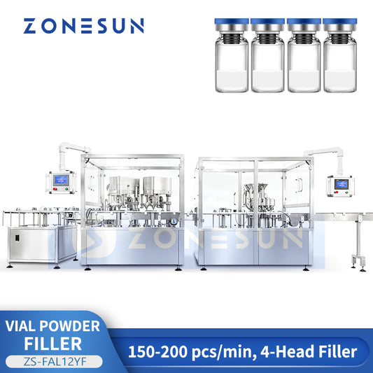 ZONESUN ZS-FAL12YF Automatic Vial Powder Filling and Capping Machine