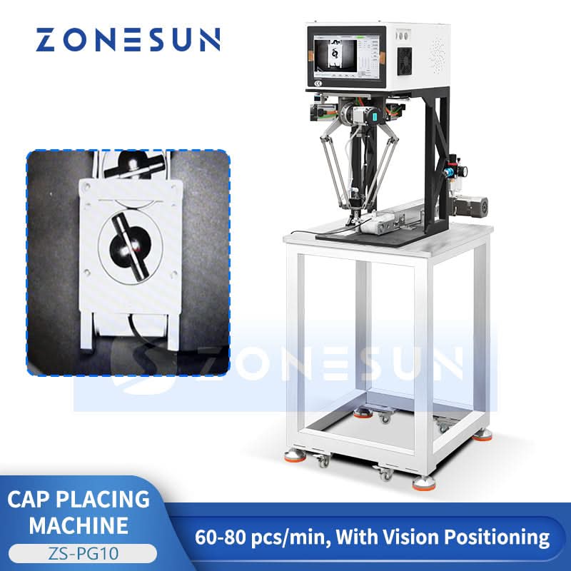 vision guided robotic cap assembly