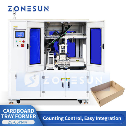 ZONESUN ZS-CSPM4T Automatic Cardboard Tray Forming Machine