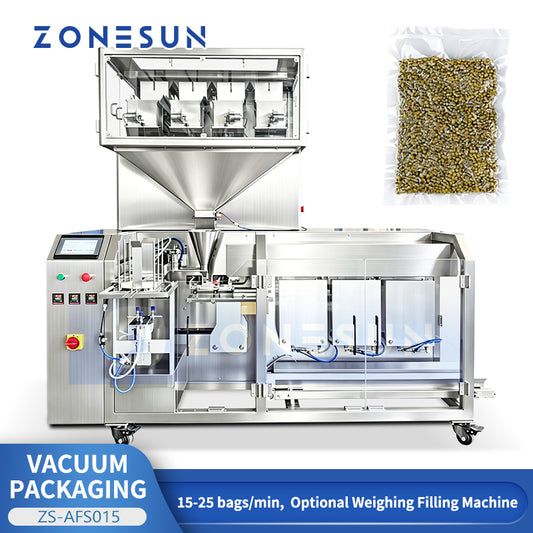 ZONESUN ZS-AFS015 Automatic Three-Chamber Vacuum Pouch Packaging Machine