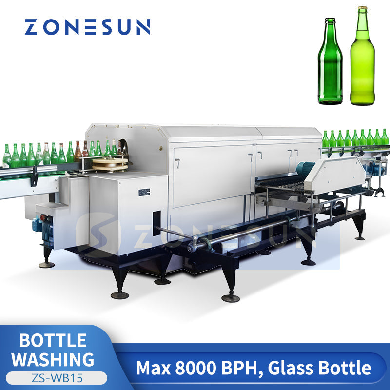 Automatic Glass Beverage Bottle Washing Machine