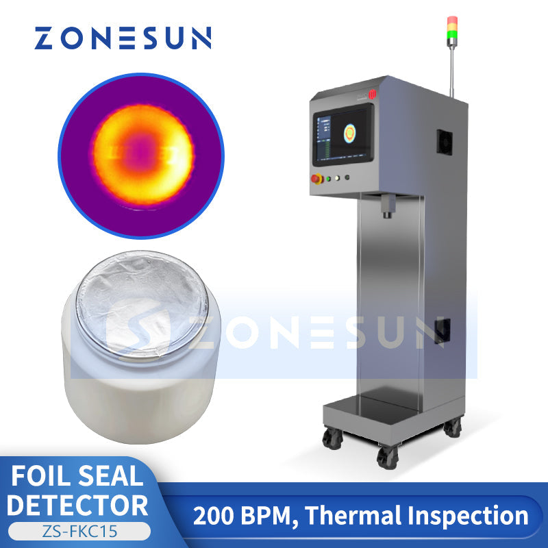 ZONESUN Aluminum Foil Seal Inspection Machine