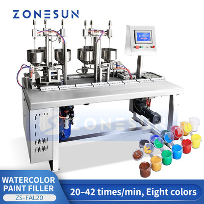 Watercolor Paint Paste Monoblock Machine