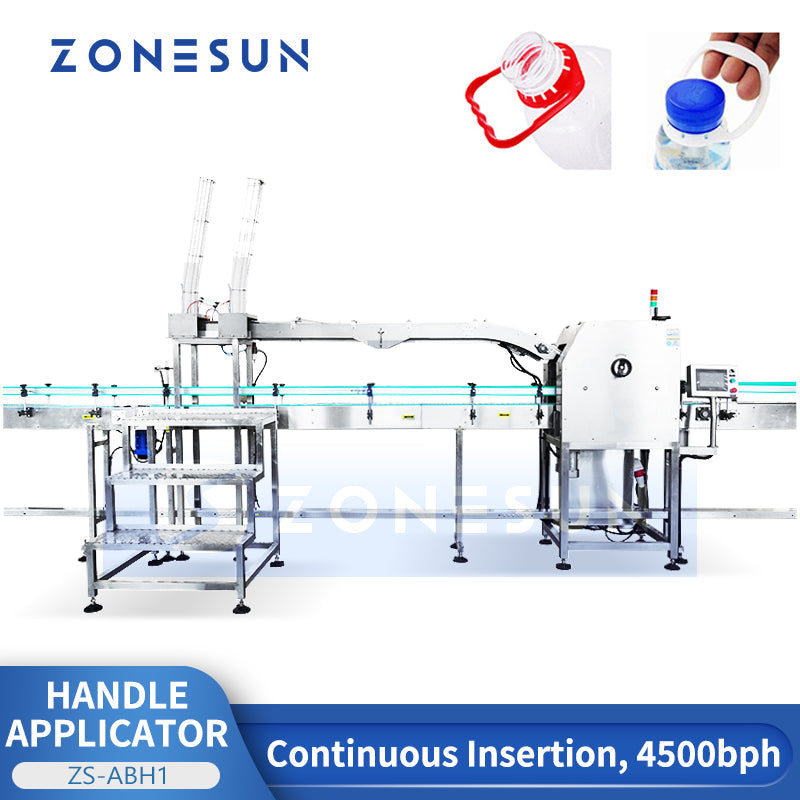 plastic handle application machine