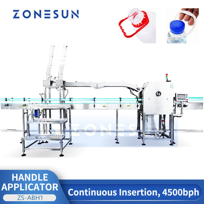 plastic handle application machine