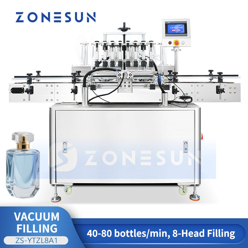 ZONESUN ZS-YTZL8A1 Automatic 8-Head Vacuum Constant-Level Liquid Filling Machine