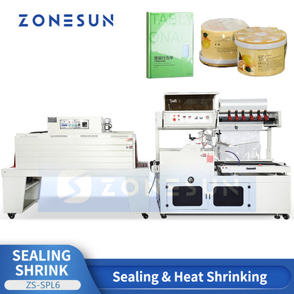 ZONESUN ZS-SPL6 Automatic Heat Shrink Tunnel Shrinking Wrapping Machine