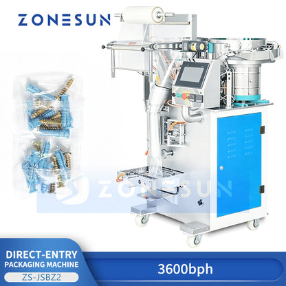 ZONESUN ZS-JSBZ2 Screw Packing Machine Direct-Entry Filling Sealing Machine