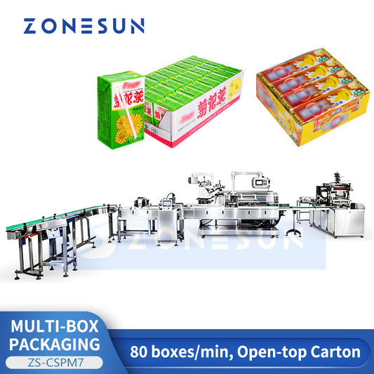 ZONESUN ZS-CSPM7 High-Speed Case Stacking & Carton Packing System  ZONESUNPRO