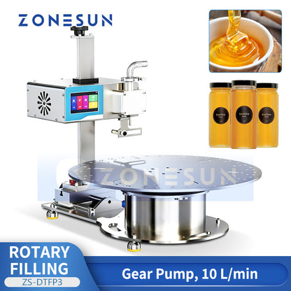 ZONESUN Tabletop Paste Filling Machine 