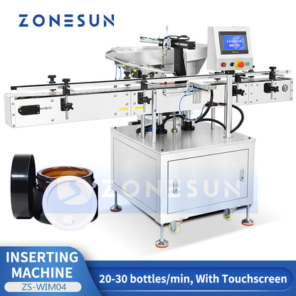 ZONESUN ZS-WIM04 Inner Liner Inserting Machine for Cream Cosmetic  ZONESUNPRO