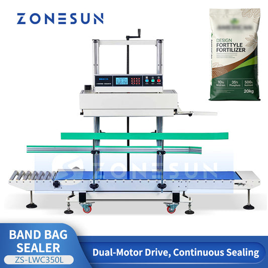 ZONESUN ZS-LWC350L Vertical Large Bag Sealer with Optional Date Coding System