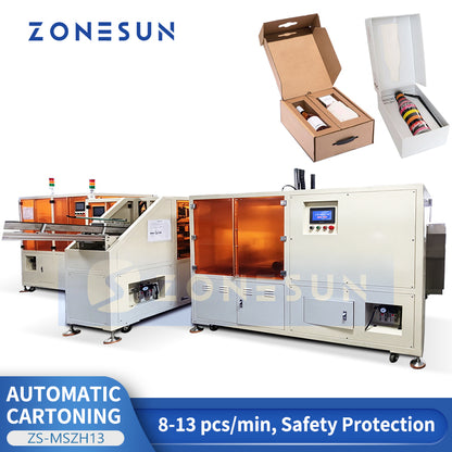 ZONESUN ZS-MSZH13 Automatic Gift Box Cartoning Machine