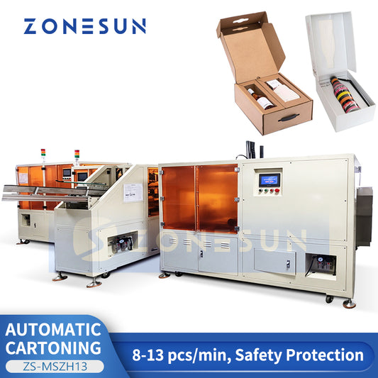 ZONESUN ZS-MSZH13 Automatic Gift Box Cartoning Machine