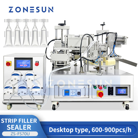 ZONESUN ZS-FS70U Single-dose Stick Vial Filling Sealing Machine