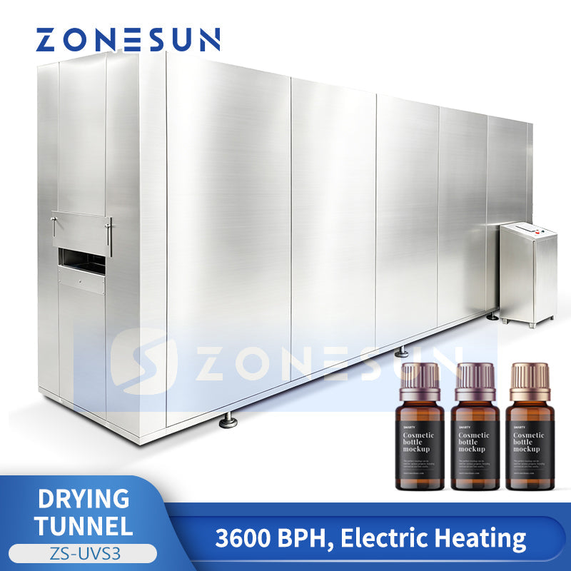 ZONESUN ZS-UVS3 Automatic Glass Vial Hot Air Circulation Drying Tunnel