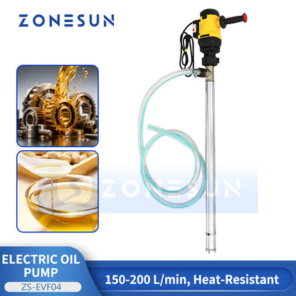 ZONESUN ZS-EVF04 High-Flow Heat-Resistant Electric Drum Pump