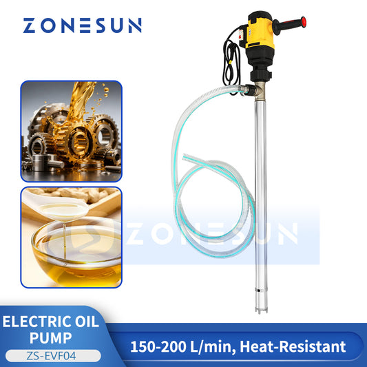 ZONESUN ZS-EVF04 High-Flow Heat-Resistant Electric Drum Pump
