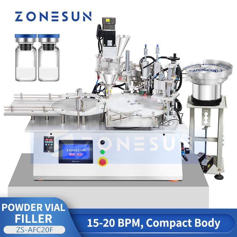 High Speed Powder Vial Filling Capping Machine