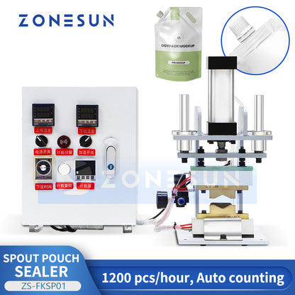 ZONESUN ZS-FKSP01 Penumatic Spout Pouch Sealing Machine
