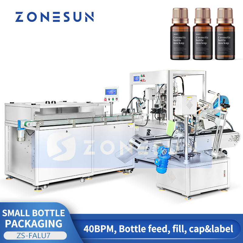 ZONESUN ZS-FALU7 Peristaltic Pump Essential Oils Filling Line