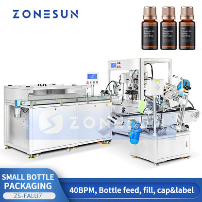 ZONESUN ZS-FALU7 Peristaltic Pump Essential Oils Filling Line
