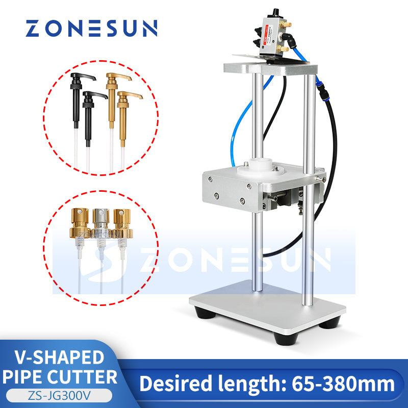 ZONESUN ZS-JG300V V-Shaped PIPE Cut  Dip Tube V Cutter  ZONESUNPRO