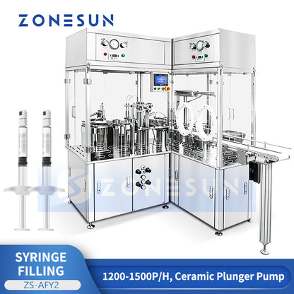 ZONESUN ZS-AFY2 Automatic Prefilled Syringe Filling Stoppering Machine