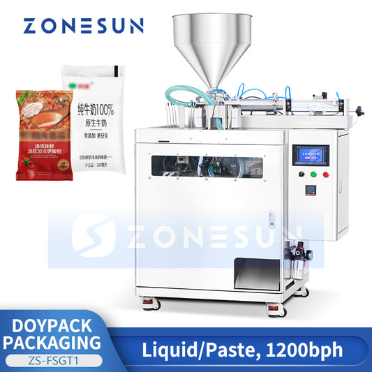 ZONESUN Liquid Pouch Filling and Sealing Machine ZS-FSGT1
