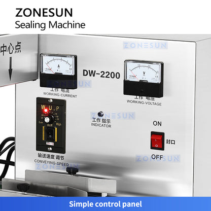 ZONESUN ZS-FK2200B Aluminum Foil Bottle Cap Induction Sealing Machine