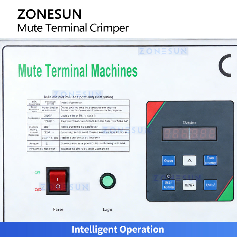 Mute crimping machine