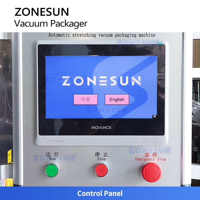 ZONESUN ZS-DLZ420 Automatic Vacuum Shrink Packaging Machine For Food
