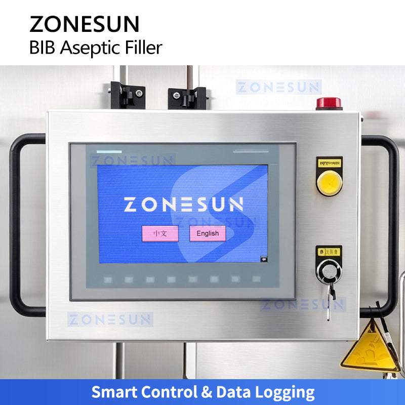 ZONESUN ZS-BIB210 Aseptic Bag-in-Box Filler with Steam Barrier and Vacuum System