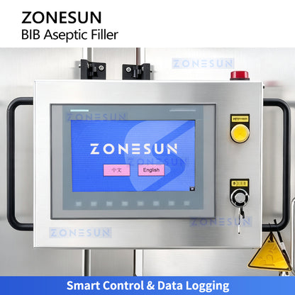 ZONESUN ZS-BIB210 Aseptic Bag-in-Box Filler with Steam Barrier and Vacuum System