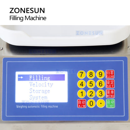 ZONESUN ZS-M1080S Diaphragm Pump Liquid Filling Machine