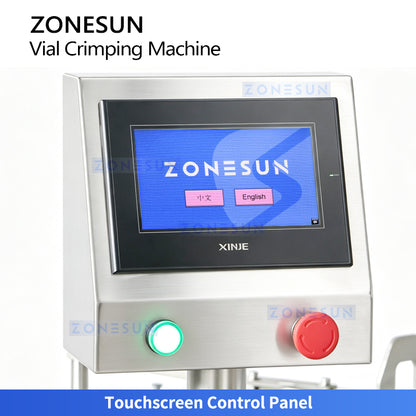 ZONESUN ZS-YG100D Automatic Dual-Head Vial Crimping & Capping Machine