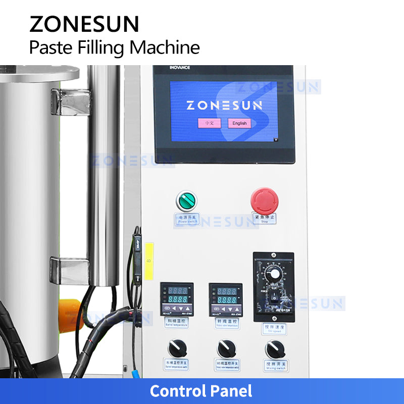 ZONESUN ZS-VTGTL1A Servo Heated Paste Filling Machine for Lipstick, Foundation, Wax and Cosmetic Products