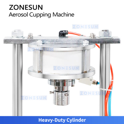 ZONESUN ZS-BG250 Manual Aerosol Can Valve Dismantling Machine