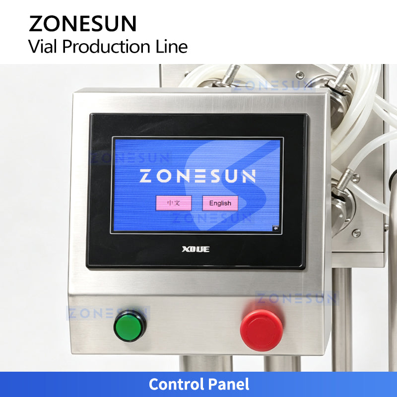 ZONESUN ZS-AFC18 Automatic Vial Filling and Dual-Station Crimp Capping Machine