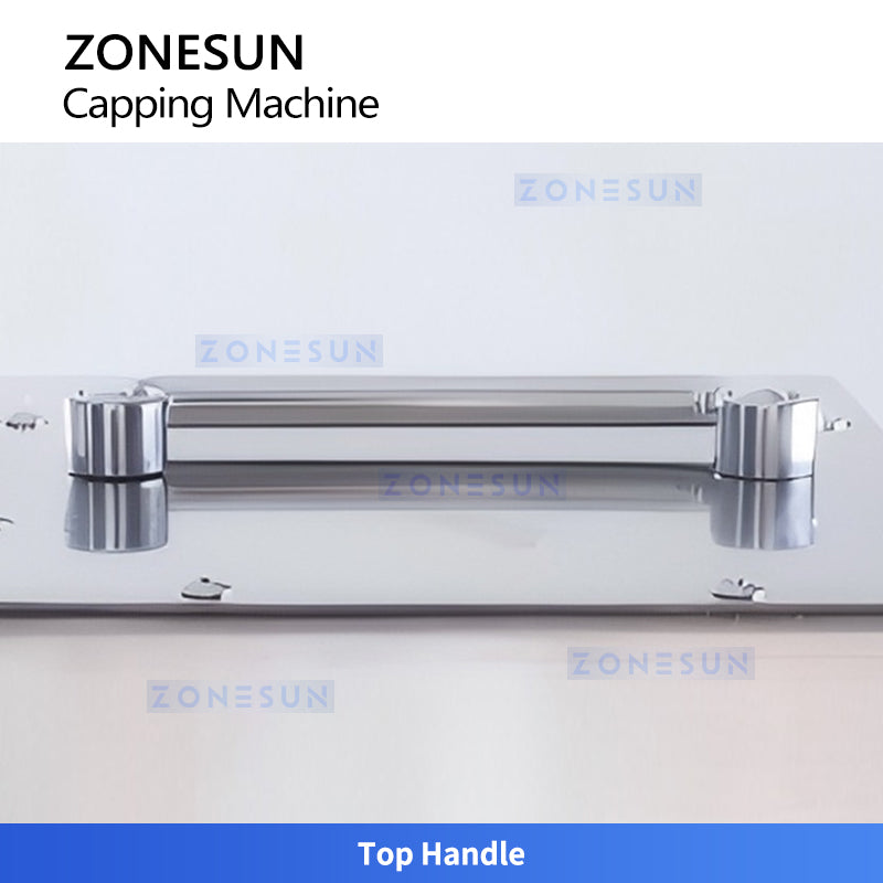 ZONESUN ZS-XG11 Compact Nail Polish Bottle Capping Machine for Cosmetic Bottle Capper