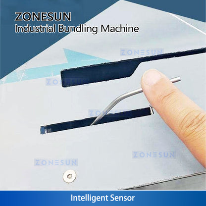 ZONESUN ZS-KZJ100 Automatic Elastic Rope Bundling Machine Vegetables Flowers Cables & Hoses Strapping Machine