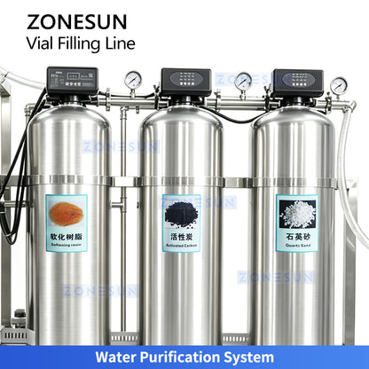 ZONESUN ZS-FAL180V14 GMP Sterile Vial liquids Filling and Capping Production Line