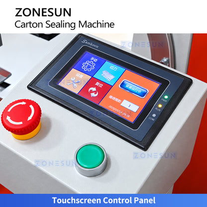 ZONESUN ZS-TFX5050 Automatic Carton Tape Sealing 360° Orbital Wrapping Machine
