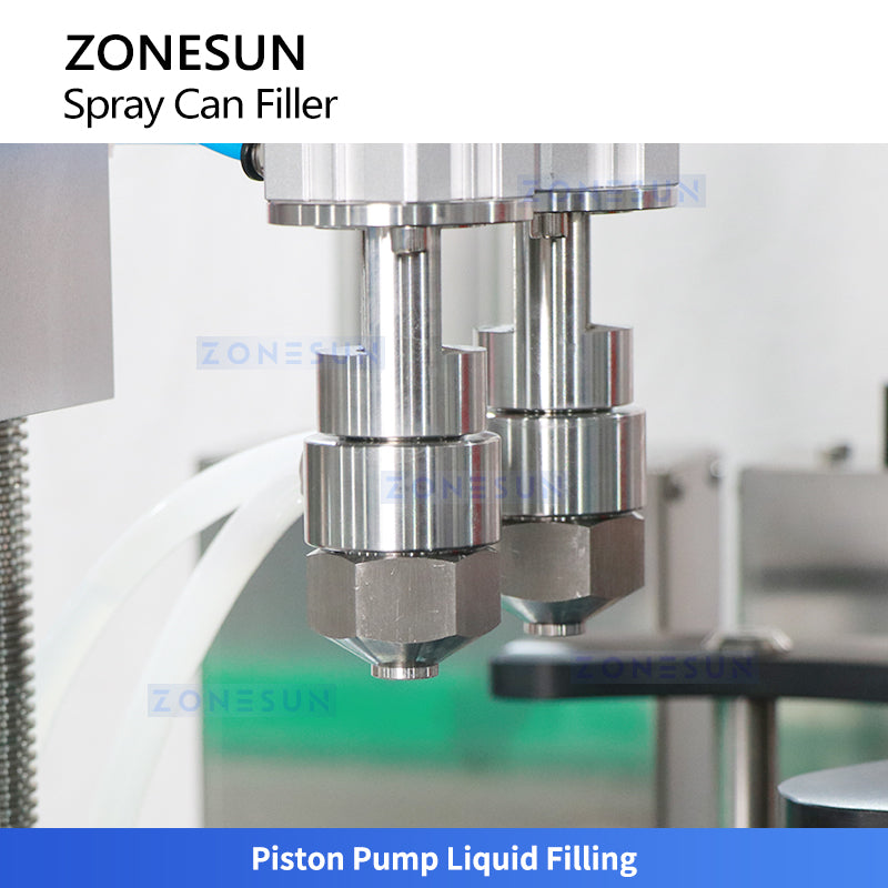 ZONESUN Aerosol Filling Sealing Machine Spray Can Sealer ZS-QW1600