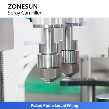 ZONESUN Aerosol Filling Sealing Machine Spray Can Sealer ZS-QW1600